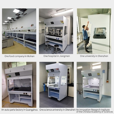 Damp Hood Cabinets van Hood Cupboard pp Ductless van de laboratorium de Laminaire Damp