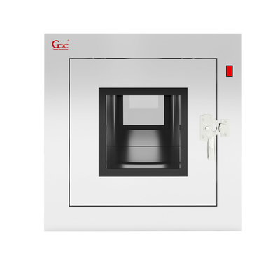 304 roestvrij staal pass box voor lab dubbele interlock ontwerp