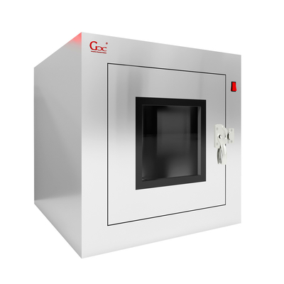 304 roestvrij staal pass box voor lab dubbele interlock ontwerp