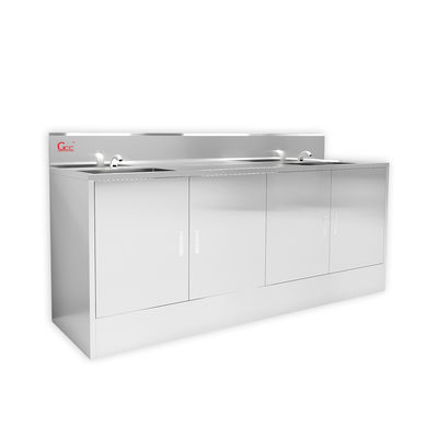 Custom Duurzaam 304 roestvrij staal Ziekenhuis Medisch Laboratorium Scrub Wasbak