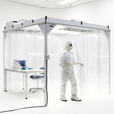 Eenvoudige Modulaire Cleanroom van 220V 50HZ Systemen met Antistatisch Gordijn