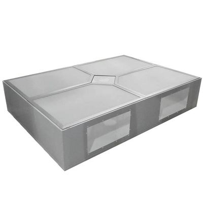 Laminair de Stroomplafond SS Shell van de het ziekenhuisverrichting   Elektrolytische Plaatstructuur
