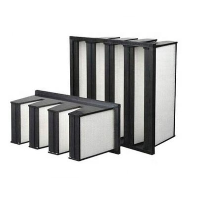 Plastic Cleanroom van de Kader2850m3/h V Bank F6 het Stofholding van de Luchtfilter 1000g