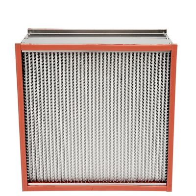 Hepa Filter de Op hoge temperatuur van 250m3/H 400degree H14 met Keerschot