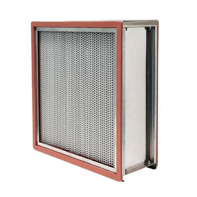 Hepa Filter de Op hoge temperatuur van 250m3/H 400degree H14 met Keerschot