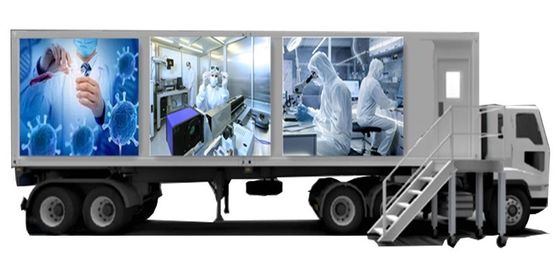 PCR van ISO Mobiele Prefabcleanroom van het Cabinelaboratorium 30KW Container