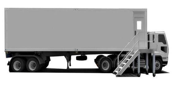 Op een voertuig gemonteerde PCR Schone Zaal/Enige Cabine Mobiele Schone Zaal Aanhangwagen