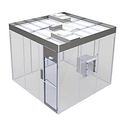 Opgepoetste Cleanroom Luchtdouche Entranceway met Geluidsniveau≤65db LEIDENE Verlichting