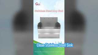 roestvrijstalen dweilgootsteen